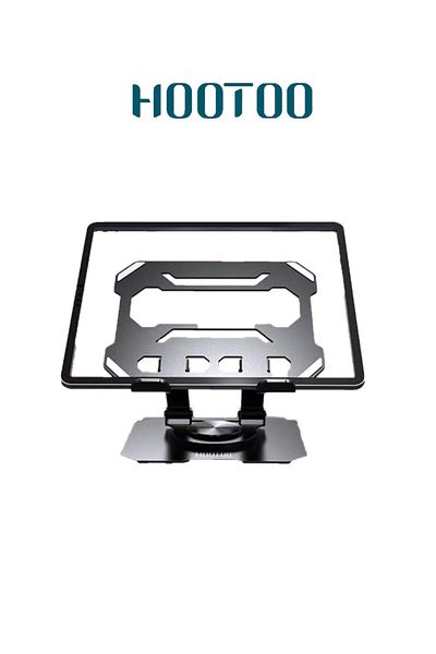 HooToo HOTO HT-MH210 360° Rotating iPad Stand - Aluminum Base with Cooling Vents and Adjustable Stable Design