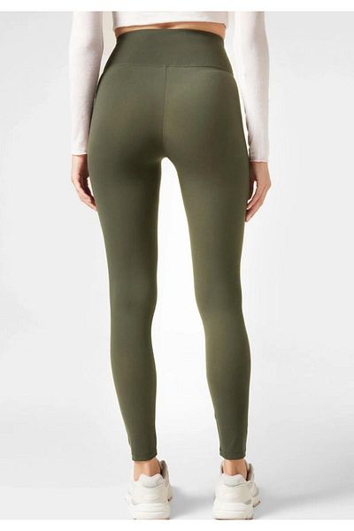 Wearflawless Women's High Waist Gathering Cupro Leggings Sports, Yoga, Running and Casual Ankle-Length Leggings