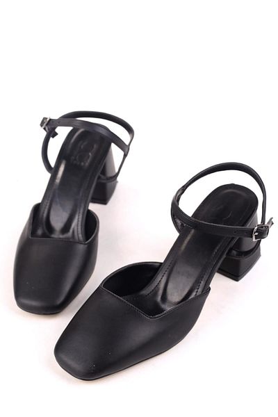 Papuçsepeti Papuç Sepeti SB-100 Pantofi de damă clasici cu toc de 7 cm