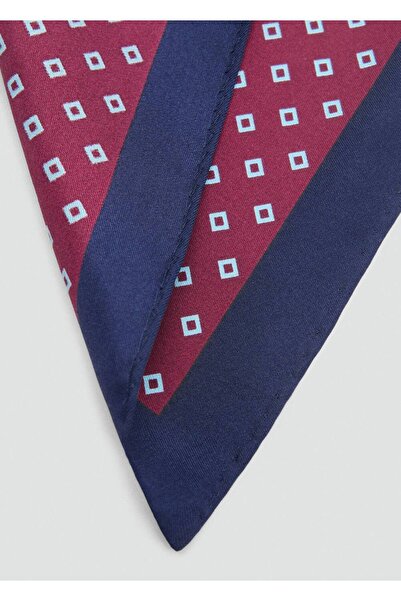 MANGO Man %100 ipek cep mendili