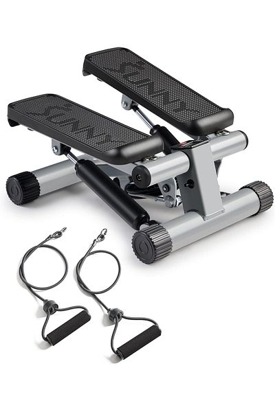 Fitness pro Sunny Health & Fitness Mini Steppers for Exercise at Home, Stair Step Workout Machine with Resistanc