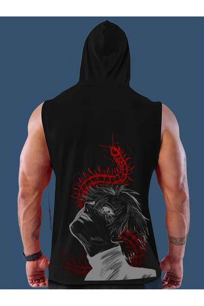 bellanova Αμάνικο φούτερ με στάμπα Tokyo Ghoul σε μέγεθος 1