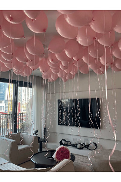 Mielibon Pastel Pembe Balon 12 İnç | 20'li Set