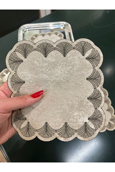 P&ORA PREMIUM KITCHEN PRODUCTS P&Ora Velvet 6-Piece Cocktail Napkin 2