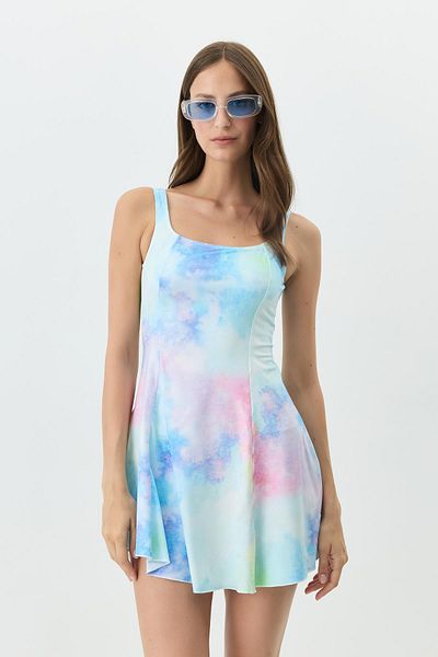C&City Dress Swimsuit 7783 Blue/Yellow