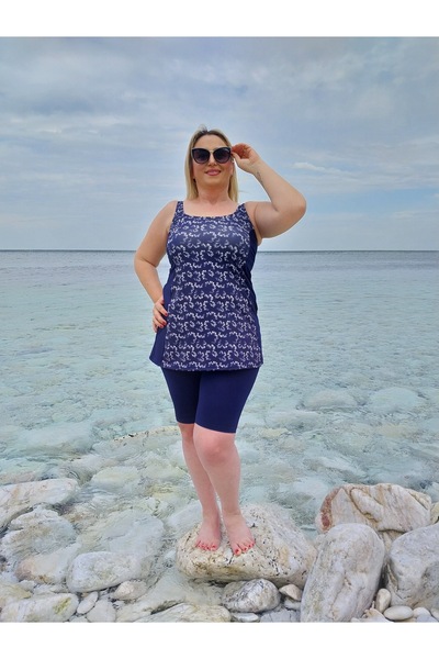 tarzbybanunet 2'Lİ TAKIM TAYTLI DESENLİ MAYO