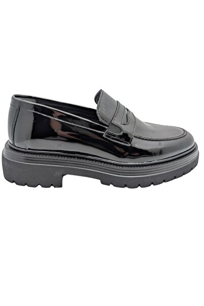 ÇİĞDEM KUNDURA Rego - 1552-1 | Erkek Hakiki Rugan Deri Yüksek Taban Bağcıksız...