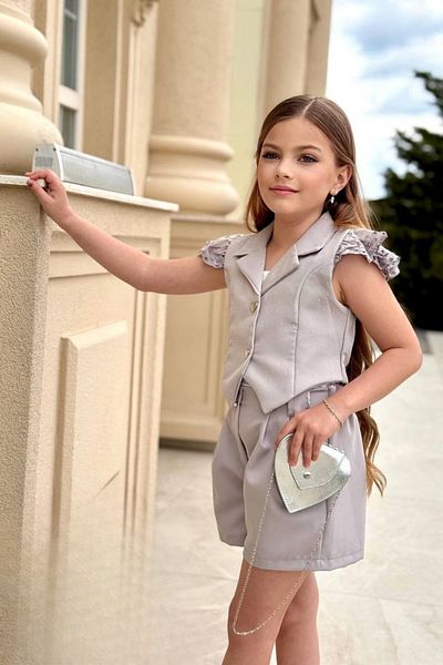Amur Girl's Suit Shorts and Vest