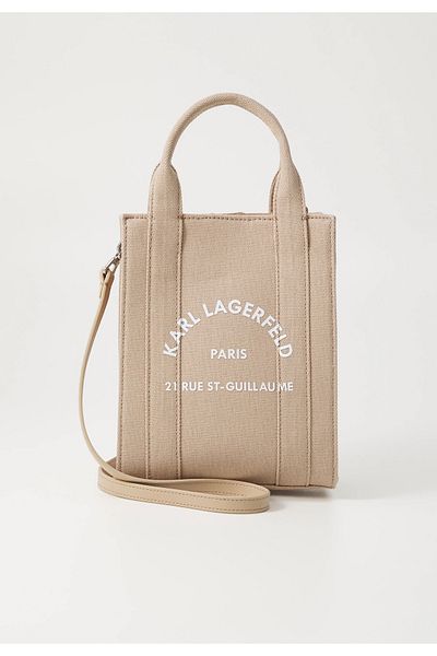 Karl Lagerfeld SQUARE SMALL TOTE - Crossbody bag