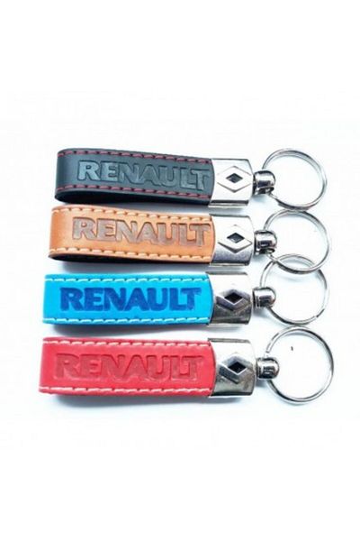Renault Breloc din piele roșie