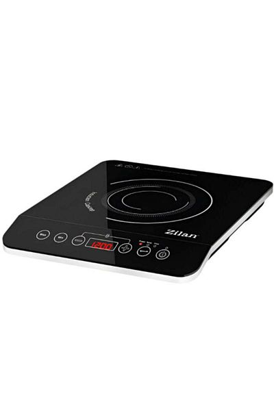 Zilan Zilan Induction Hob - 2000W, Black Crystal Glass, Automatic Shut-Off, 10 Functions - ZLN8078