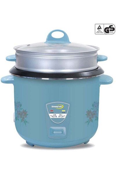 STRONG LIGHT Electric Rice Cooker with Non-Stick Surface 2.8L 1000W SRC2028 Blue