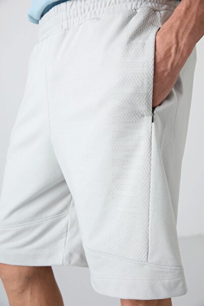 TOMMY LIFE Stone Cotton Thick Soft Textured Comfort Fit Printed Men's Shorts - 81265