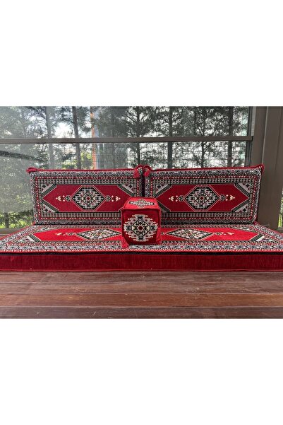 mdhomecarpet Şark Köşesi Takımı %100 Yerli Üretim | Özel Dokuma Kumaş | 10 cm...