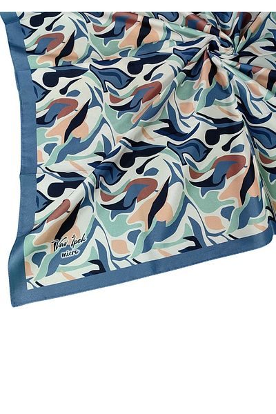 mim eşarp Vav Silk Γυναικείο Μικρο Τσιμέλη Φουλάρι με αθλητικό σχέδιο