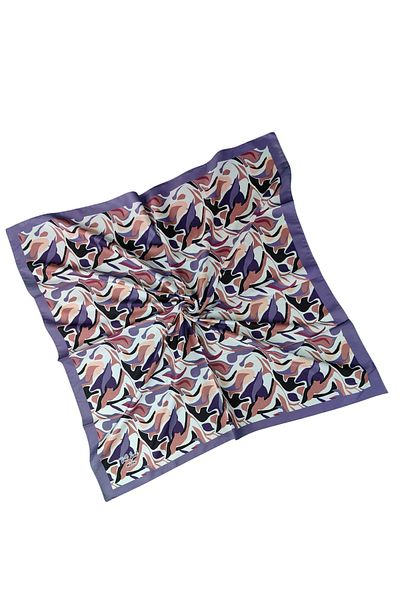 mim eşarp Vav Silk Γυναικείο Μικρο Τσιμέλη Φουλάρι με αθλητικό σχέδιο