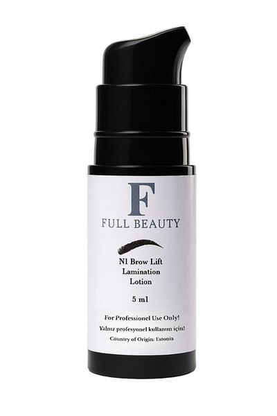 Full Beauty أنواع محلول تجعيد الحواجب لرفع الحواجب - N1 تنعيم، N2 تثبيت، N3 خيارات العناية