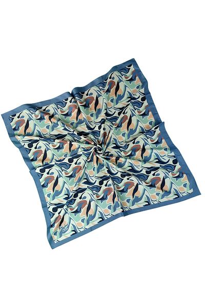 mim eşarp Vav Silk Γυναικείο Μικρο Τσιμέλη Φουλάρι με αθλητικό σχέδιο