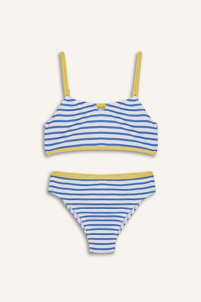 DeFacto Girls' Striped Bikini Set E5131A825Hs