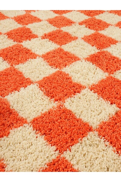 EUROBANO Chess 2'li Banyo Paspası Kaymaz Taban 80x50 40x50