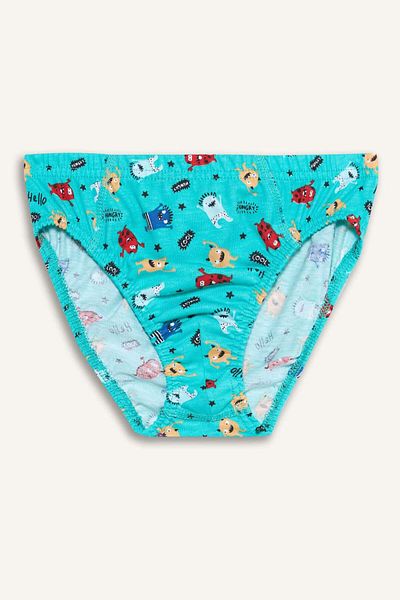 DeFacto Boy's Monster Printed 3 τεμαχίων Slip εσώρουχο E6879A825SP