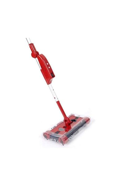 SIKS ® Rotating Electric Broom, With Rechargeable Battery, 360 Degree Rotation, Red