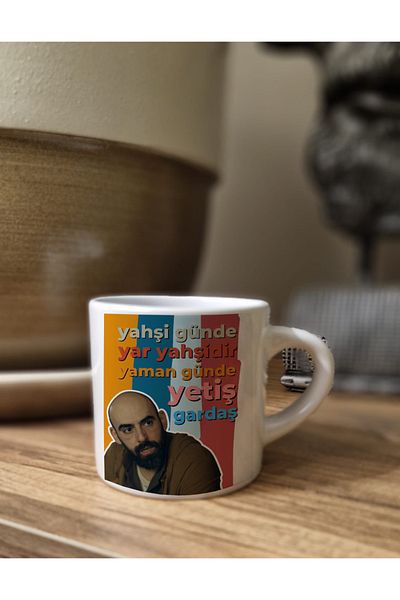 DİLAHOME Yetiş Gardaş Themed Colorful Humorous Mug – Firstkan Replica, Funny Spoken Gift