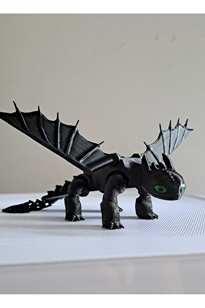 Gonulella 3D Ejderhanı Nasıl Egitirsin? Dişsiz Masa Dekor Torpido süsü Hareke...