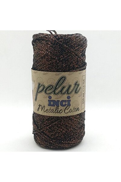 yumakça Pelur İnci Metalik Cotton Makrome İpliği 10 ( +- 200 Gr )