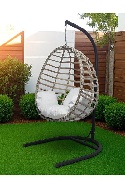 Sar Pakete Armut Salıncak Tek Kişilik Raddan Örgü Bahçe Balkon Ev Salıncağı