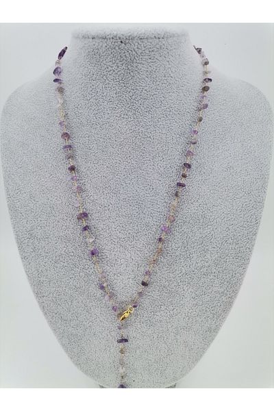 Hobimos Stoned Y Necklace - Non-Tarnish Y Necklace