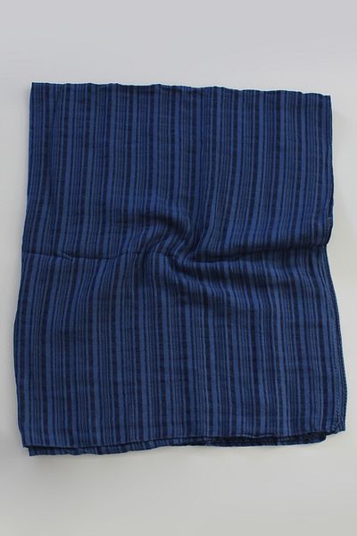 Modakaşmir Misto Cotton Series Shawl - Denim Blue