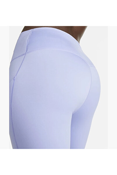 Nike Women's Cropped Training Legging Purple tayt