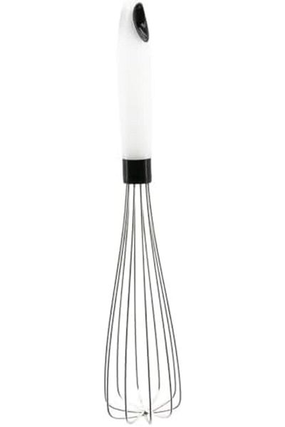STOREMAX Jvnnastore Quality Metal Beater Black and White Color (White) 646268