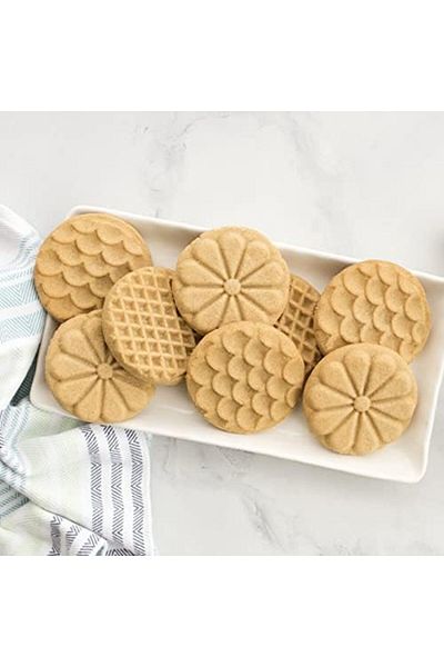 STOREMAX Mrttnca Ware "Impressionen" Cookie Stamp with Wooden Handle, 3 Different Motifs Trndymrt 1087243