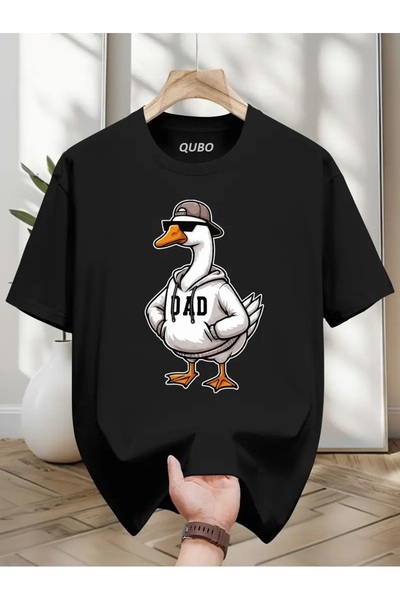 qubo sportswear & company qubo Unisex Oversize εμπριμέ βαμβακερό λαιμόκοψη κο...