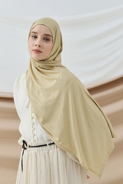 Modakaşmir Combed Shawl - Sand Beige