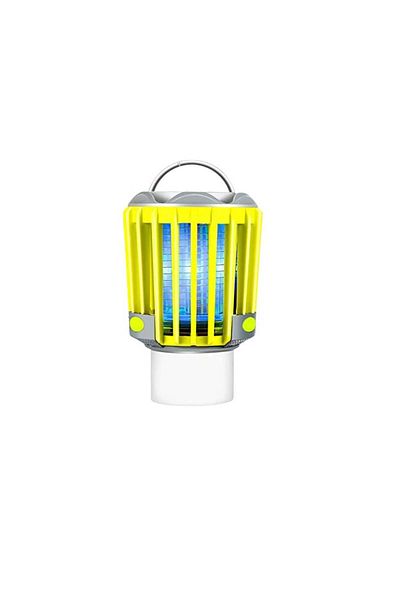 OFOOD Lampă de camping reîncărcabilă OFOOR, impermeabilă, galbenă, 5,5x9 cm