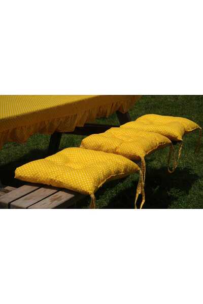 UMEL HOME piknik seti (7 parça. 1 adet sofra bezi 6 adet oturma minderi)