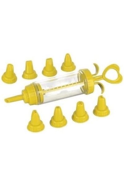 STOREMAX Mrttnca Pump Squeezer Cream Whipping Squeezer Pump 8 Piece Set - Cake and Cake Decoration a