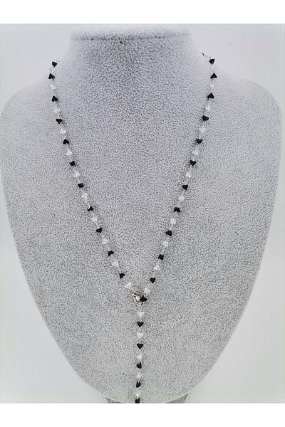 Hobimos Stoned Y Necklace - Non-Tarnish Y Necklace