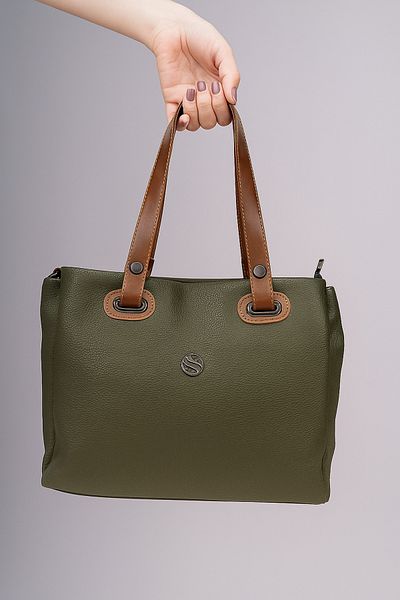Elnara Women's Cross Strap Soft Textured 4 Compartment Shoulder and Hand Bag
