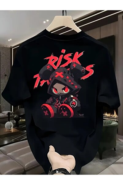 qubo sportswear & company qubo Unisex Oversize εμπριμέ βαμβακερό λαιμόκοψη κο...