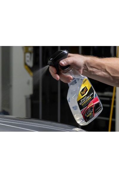 Meguiars Meguiar's Paint Dash & Glass Inside & Out Detailer Quick Cleaning Spray with Hydrophobic , 473 ml
