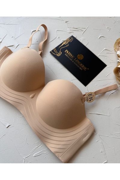 İntive Lingerie Lady Baby Strapless Cut Support Εισαγόμενο σουτιέν χωρίς ίχνη με συσκευή συλλογής χωρίς ραφές