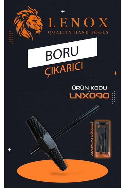 Lenox Tools Boru Çıkarıcı Ters Diş Kılavuzu Kırık Vida Civata ve Boru Sökmek İçin Matkap Uyumlu Aparat