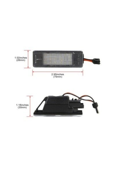 Fiat Σετ 2 φώτων LED για πινακίδες κυκλοφορίας Fiat Ulysse, Scudo