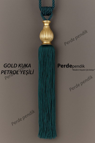 Perde Pendik Modern Backdrop Curtain Collection Apparatus Oil Green Cornice Mounted Ceiling Bracket (1 Pc)