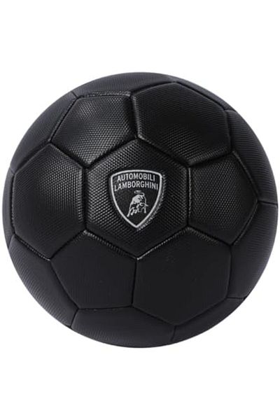 Lamborghini Size 5 Lamborghini Soccer Ball - Machine Stitched PVC Plastic for Teens and Adults (Black)