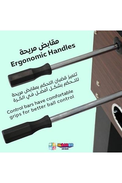 ALBADER لعبة طاولة كرة القدم، ألعاب الطاولة، لعبة كرة قدم الطاولة، غرفة ألعاب داخلية وخارجية، كرتان